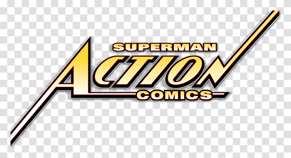 Logo Comics Superman Action Comics Logo, Game, Pac Man Transparent Png
