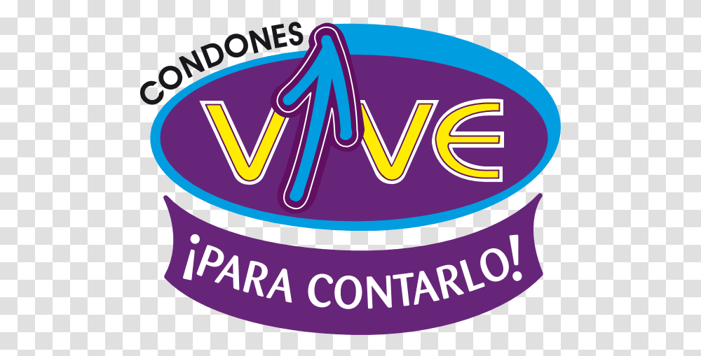 Logo Condones Vive, Text, Label, Symbol, Purple Transparent Png