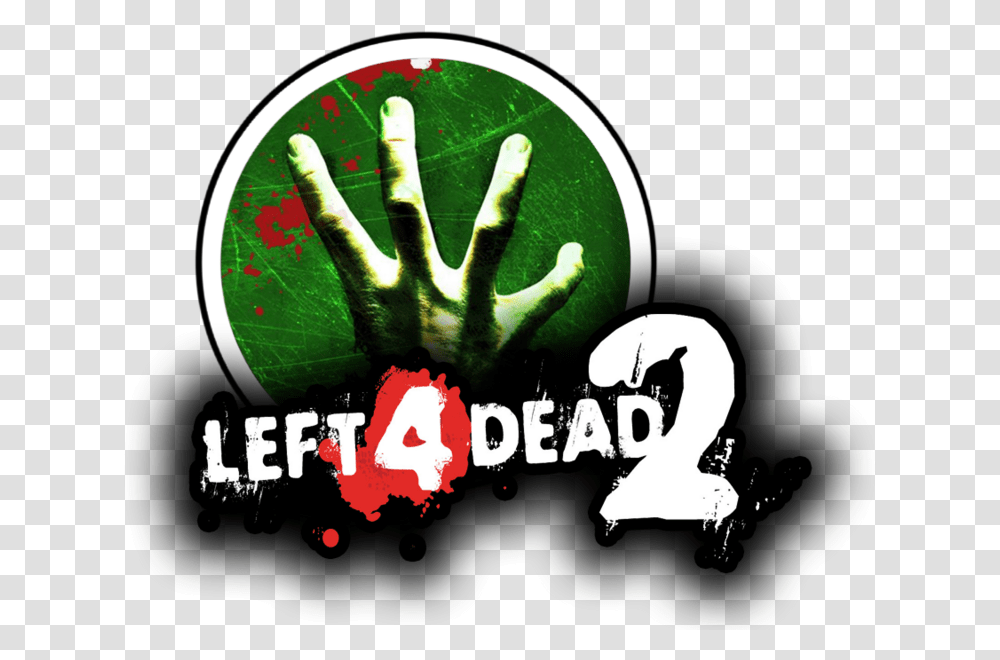 Logo Crazyalkan Left 4 Dead 2, Hand, Paper, Poster Transparent Png