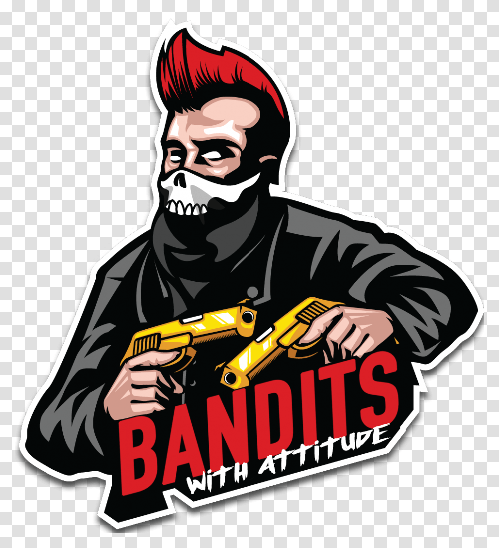 Logo Creation For A Dayz Bandit Clan Called Bandits Mascot Logo Gaming, Ninja, Person, Human, Label Transparent Png