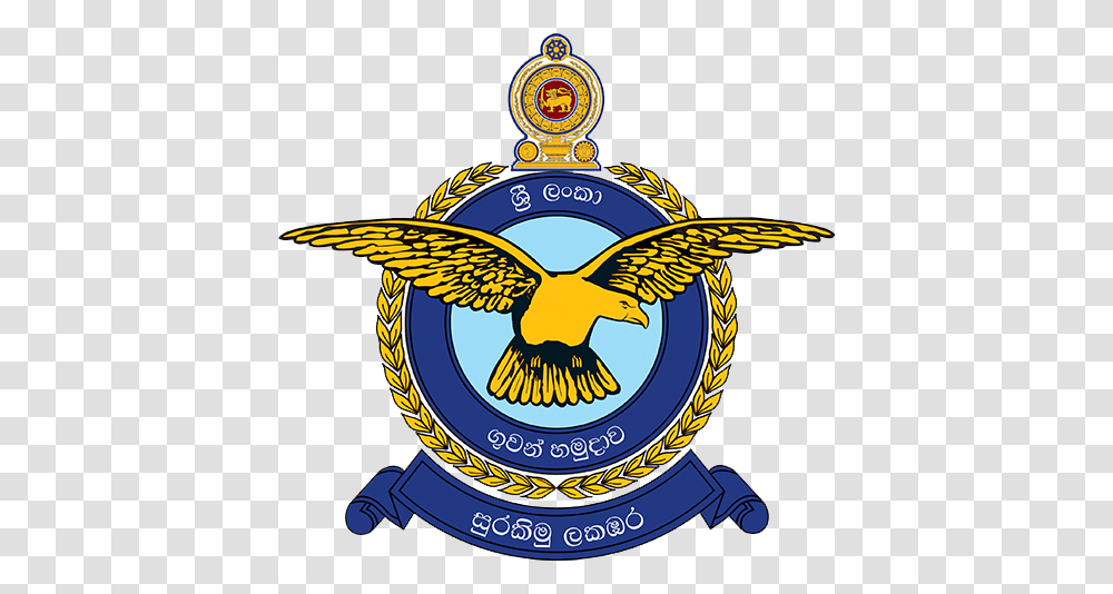 Logo Crest Sri Lanka Air Force Logo, Trademark, Badge Transparent Png