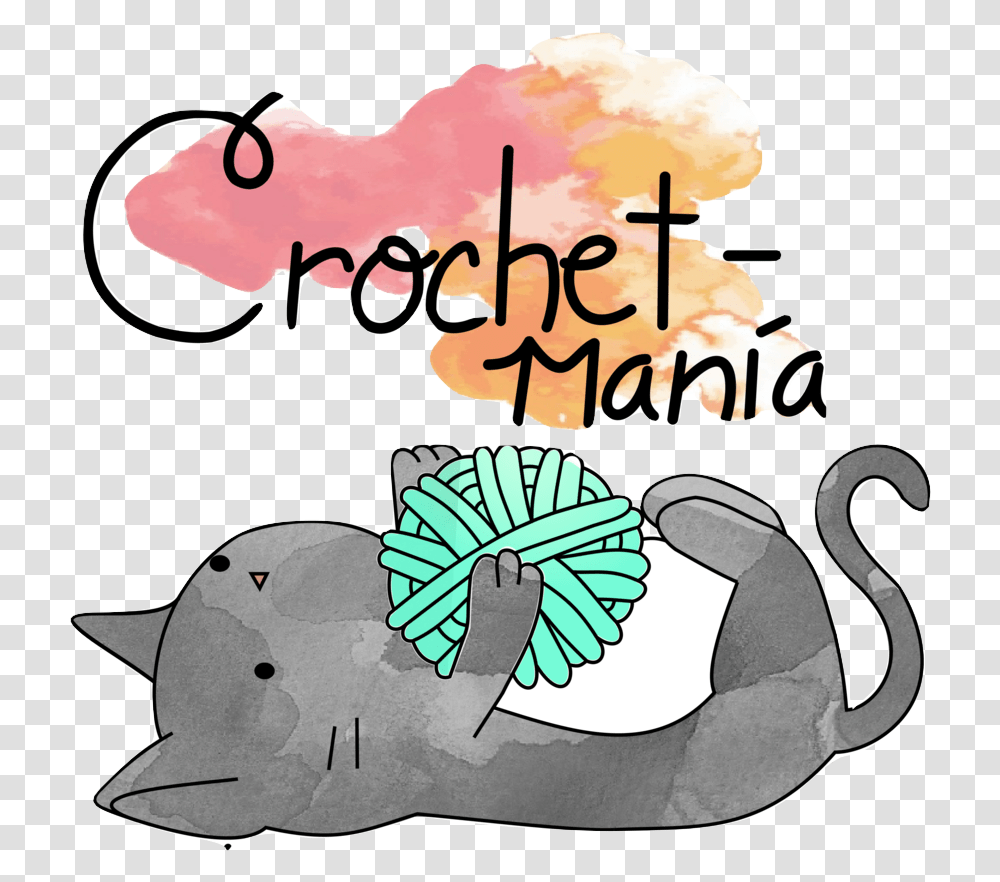 Logo Crochet Mana Illustration, Animal, Sea Life, Fish Transparent Png