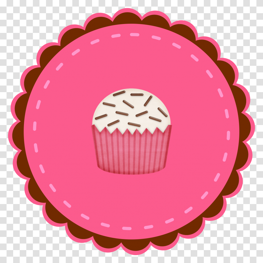 Logo, Cupcake, Cream, Dessert, Food Transparent Png