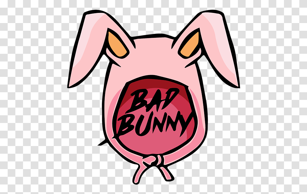 Logo De Bad Bunny, Pig, Mammal, Animal, Hog Transparent Png