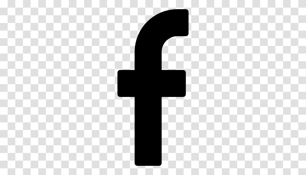 Logo De Facebook, Cross, Trademark, Stencil Transparent Png