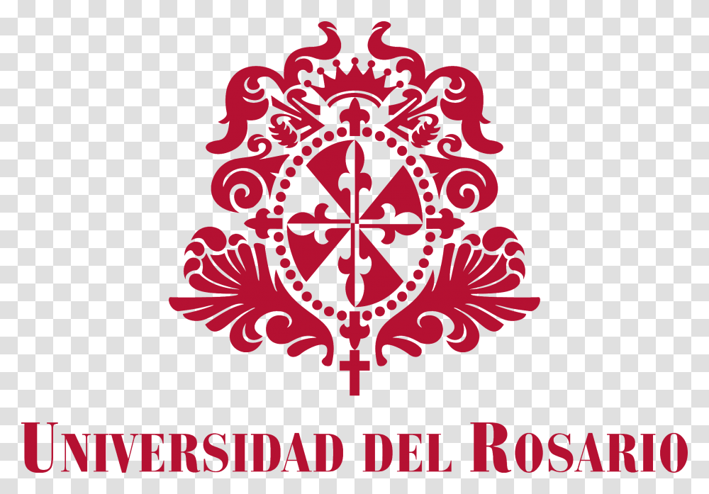 Logo De La Universidad Del Rosario Download Universidad Del Rosario, Pattern, Label Transparent Png