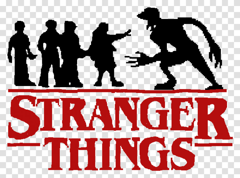 Logo De Stranger Things Clipart Stranger Things Logo, Word, Alphabet Transparent Png