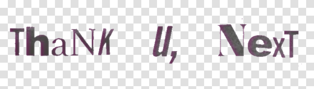 Logo De Thank U Next, Alphabet, Word Transparent Png