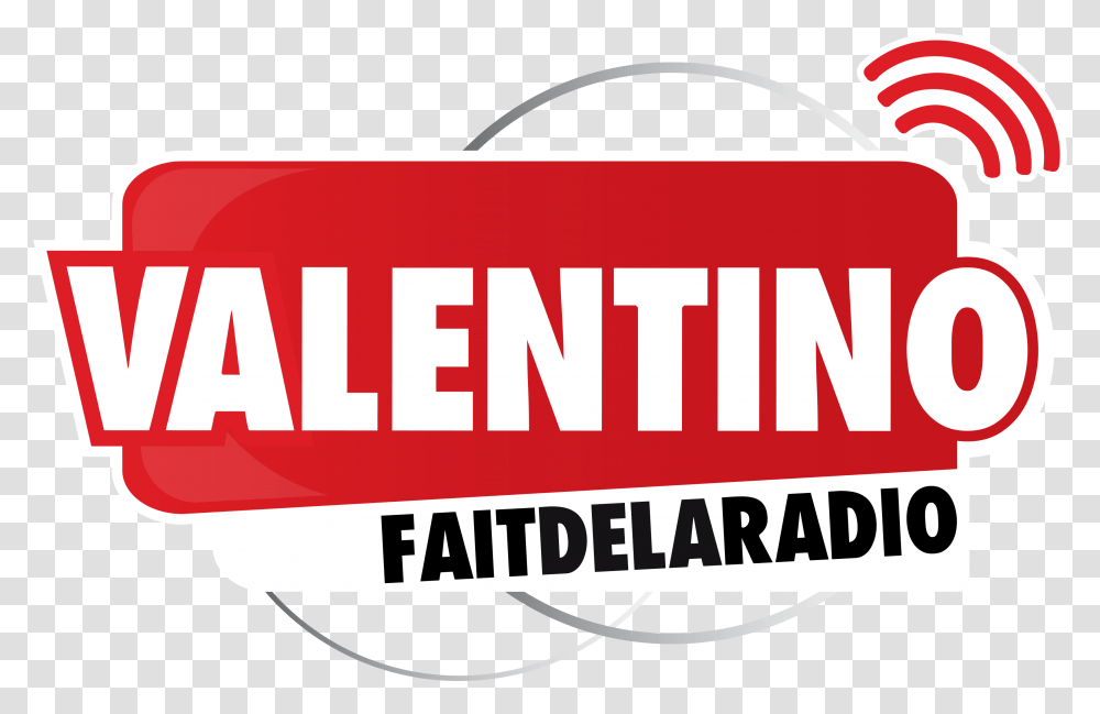 Logo De Valentino Fait De La Radio Graphic Design, Label, First Aid Transparent Png