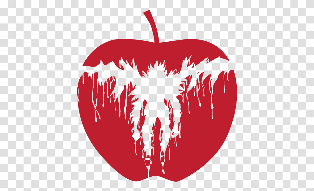 Logo Death Note Apple, Plant, Fruit, Food Transparent Png