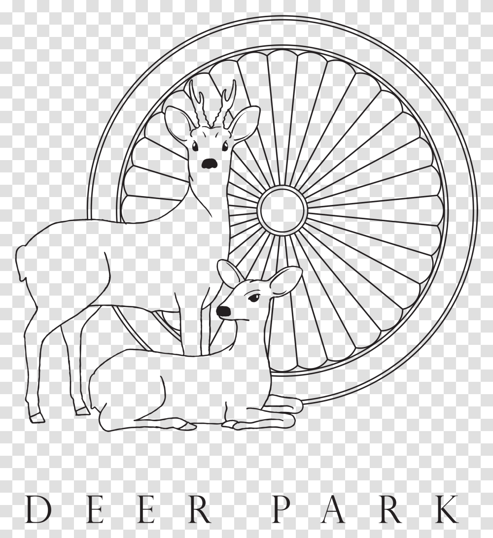 Logo Deer Park Institute India, Statue, Sculpture, Photography Transparent Png