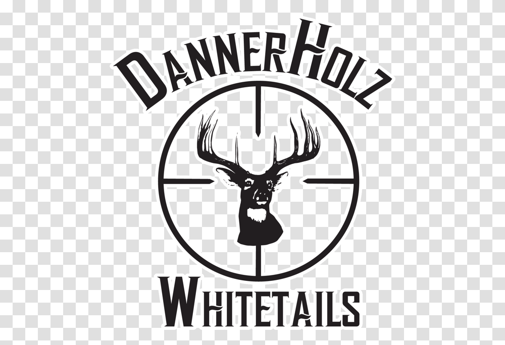 Logo Deer Whitetail Deer Logo, Emblem, Weapon, Weaponry Transparent Png