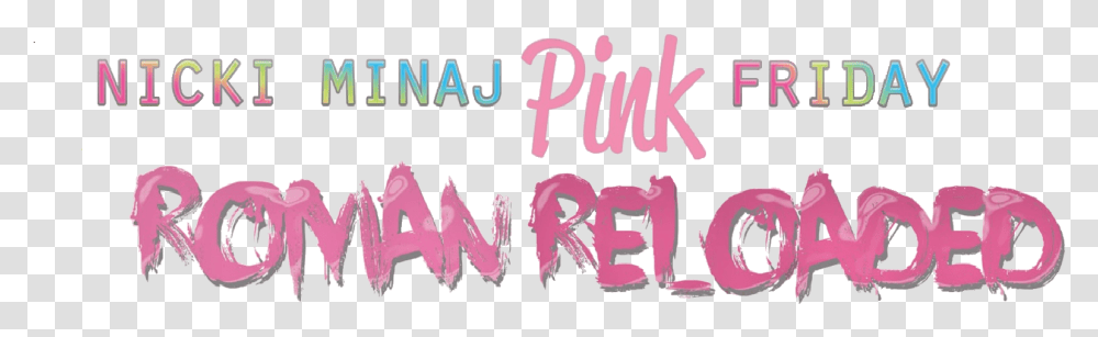 Logo Del Disco Pink Friday Nicki Minaj Pink Friday, Label, Alphabet, Word Transparent Png