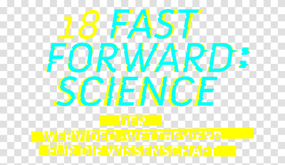 Logo Des Videowettbewerbs Fast Forward Science Graphic Design, Flyer, Poster, Paper Transparent Png