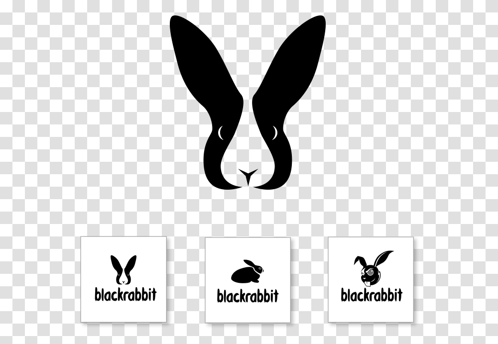 Logo Design Black Rabbit, Symbol, Text, Electronics, Bird Transparent Png