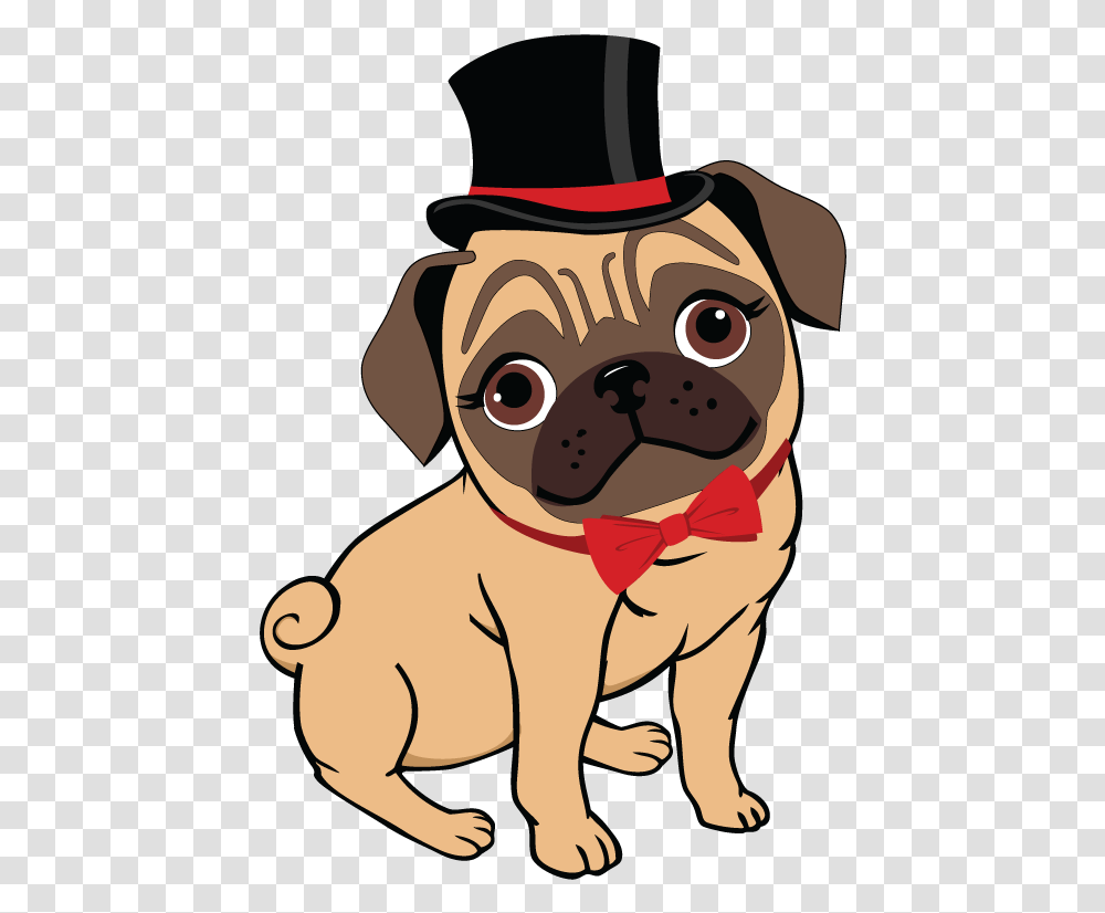 Logo Design By Borzoid For This Project Cartoon Pug, Mammal, Animal, Pet, Head Transparent Png