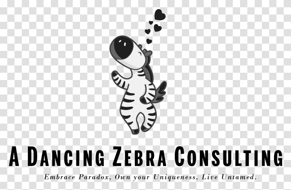 Logo Design By Chadera For The Dancing Zebra Graphic Design, Animal, Invertebrate, Insect, Stencil Transparent Png