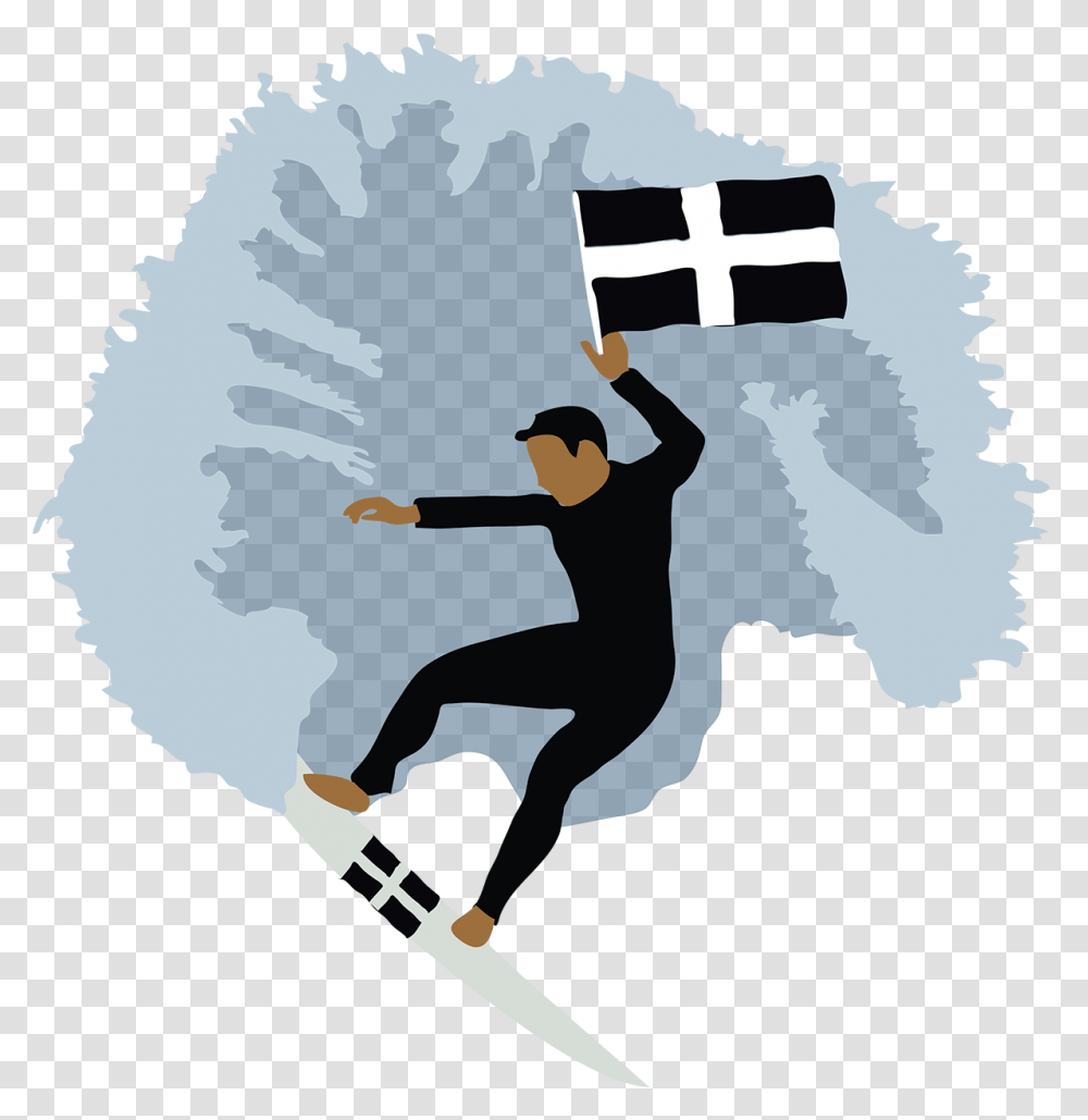 Logo Design By Ghostlytri0 For Surfs Up Cornwall Illustration, Person, Outdoors, Sport, Poster Transparent Png