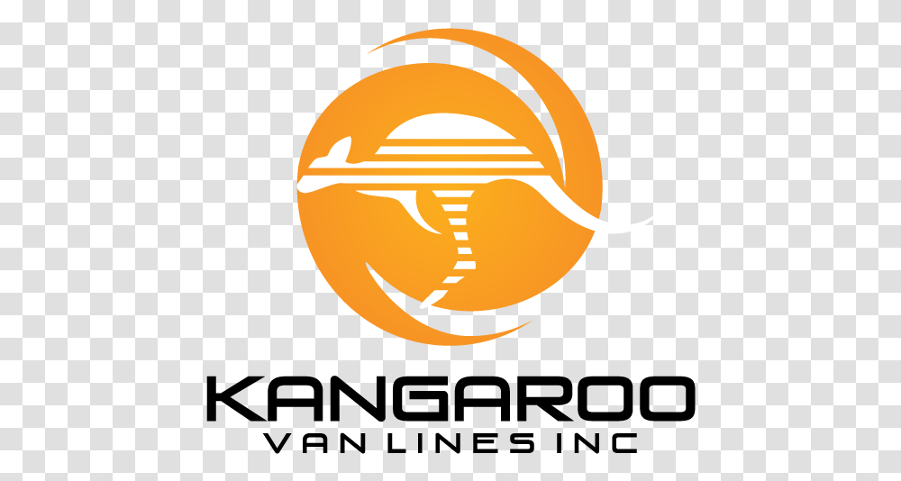 Logo Design By Meygekon For Kangaroo Van Lines Inc Graphic Design, Label, Sphere Transparent Png
