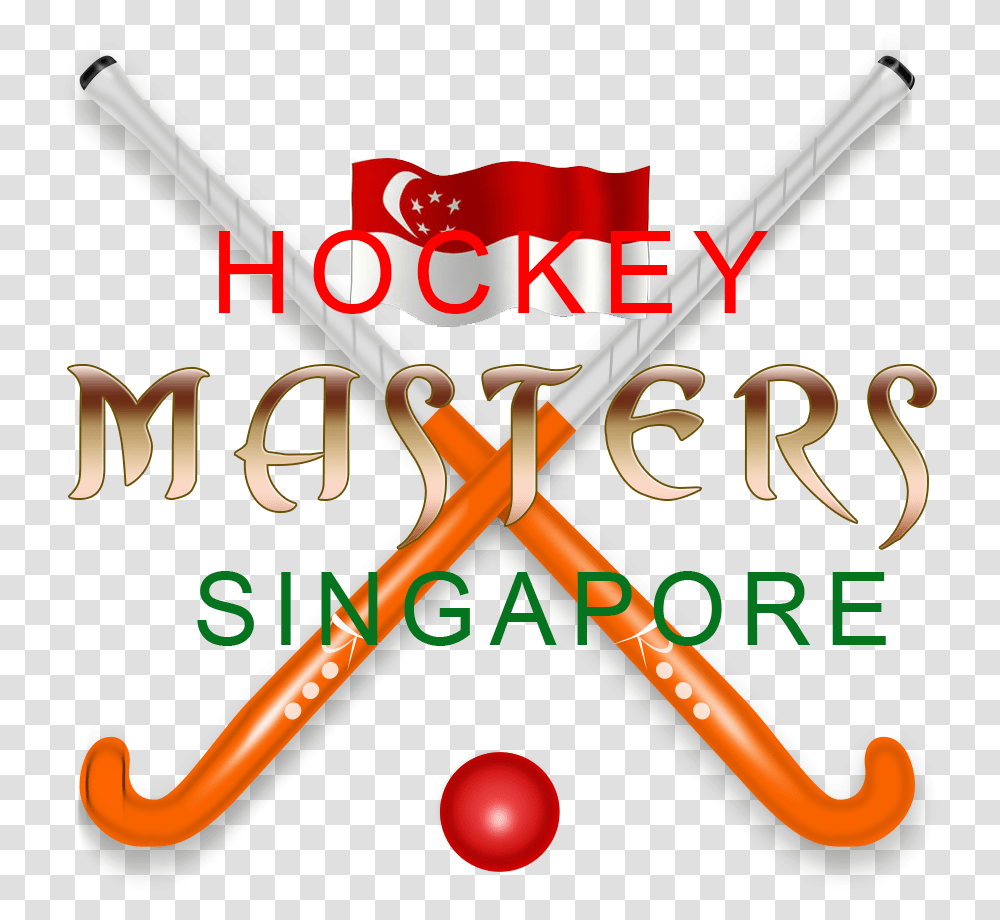 Logo Design By Sanarya For Hockey Masters Singapore Cartoon Hockey Stick And Ball, Sport, Sports, Dynamite Transparent Png
