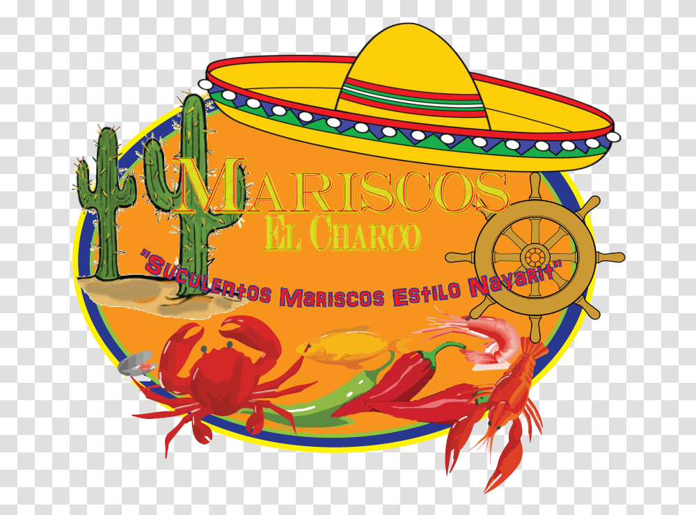 Logo Design By Sansandesigncreations1 For Mariscos Cinco De Mayo Golf, Apparel, Sombrero, Hat Transparent Png