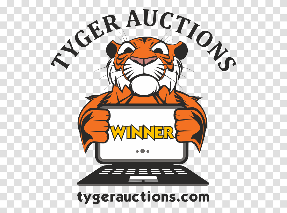 Logo Design By Studio Dab For Tiger Auctions Smart City, Word, Poster, Mammal, Animal Transparent Png