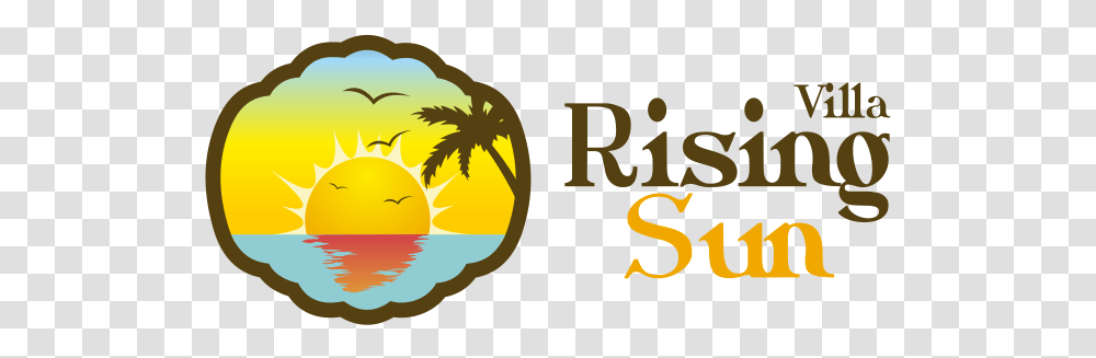 Logo Design By Studio Dab For Villa Rising Sun Commercial, Plant, Alphabet, Number Transparent Png