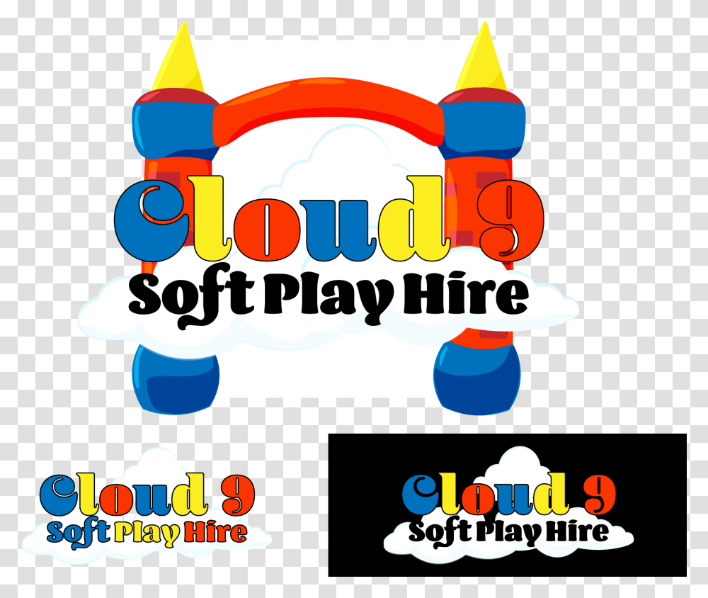 Logo Design For Cloud 9 Soft Play Hire Language, Text, Graphics, Art, Advertisement Transparent Png