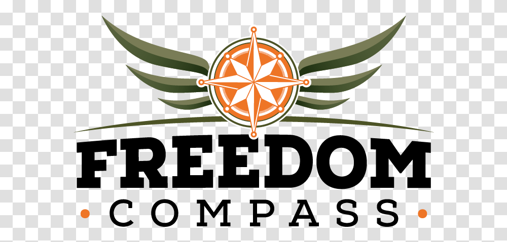Logo Design For Freedom Compass Tours Service Trip Vertical Transparent Png