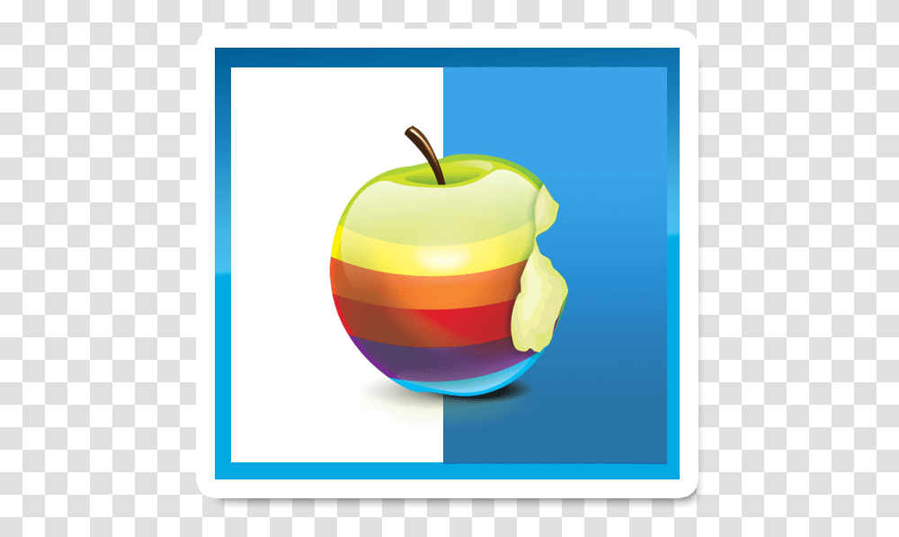 Logo Design For Hosting Mac Mini Apple, Plant, Fruit, Food, Peel Transparent Png