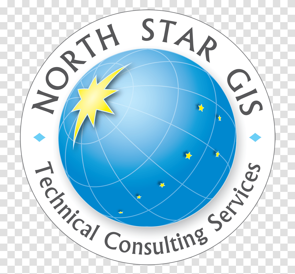 Logo Design For North Star Gis Technical Consulting, Trademark, Badge Transparent Png