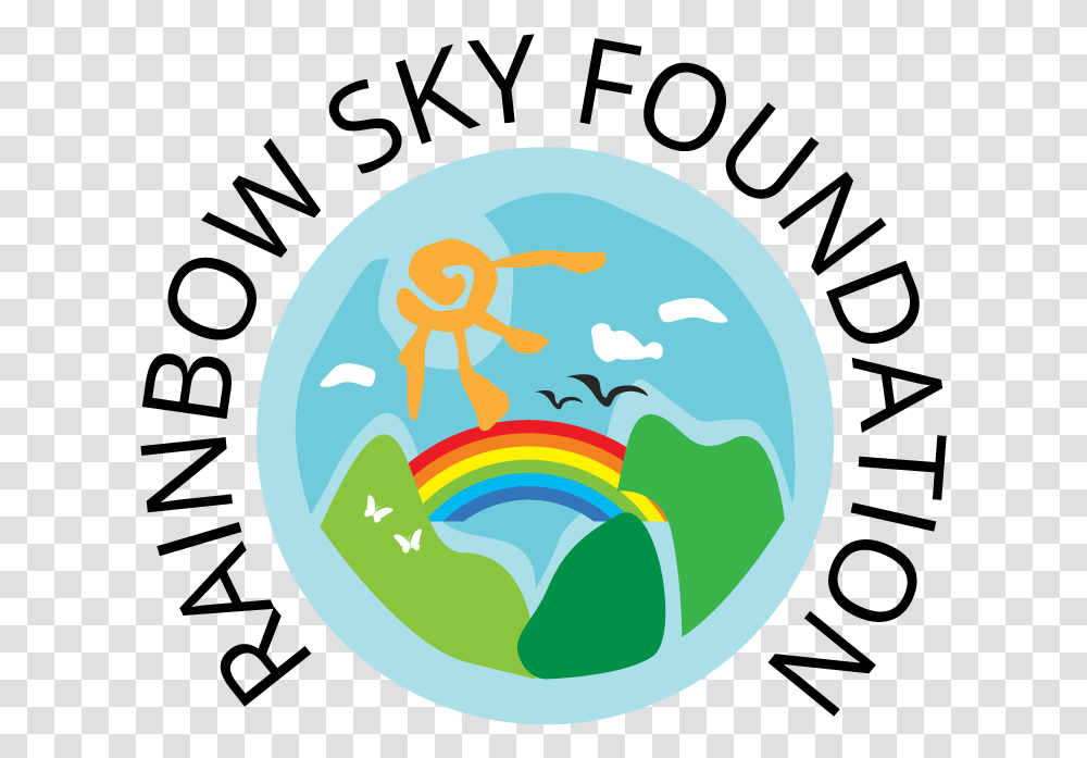Logo Design For Rainbow Sky Foundation Graphic Design, Outer Space, Astronomy, Universe, Planet Transparent Png