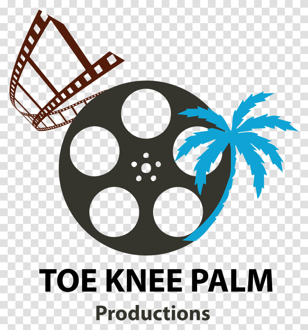 Logo Design For Toekneepalm Productions Black And White Palm Tree, Graphics, Art, Text, Stencil Transparent Png