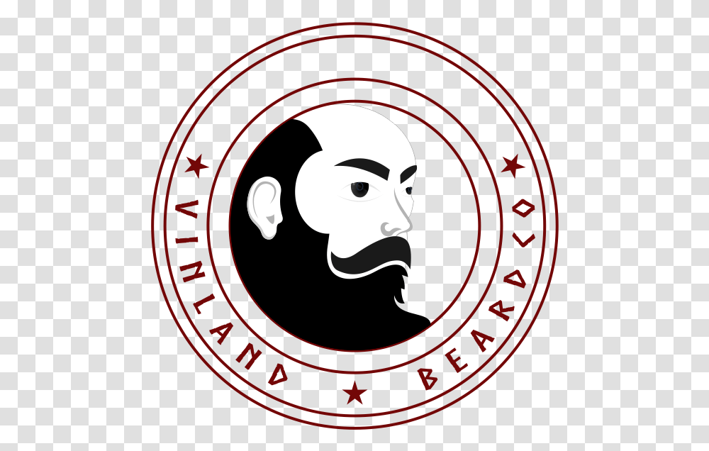 Logo Design For Vinland Beard Circle, Label, Text, Coffee Cup, Symbol Transparent Png