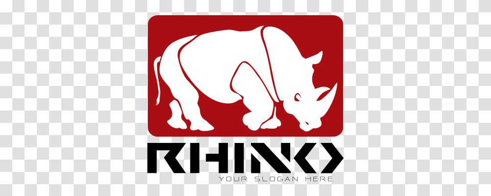 Logo Design Gallery Inspiration Red Rhino, Animal, Mammal, Wildlife, Cow Transparent Png