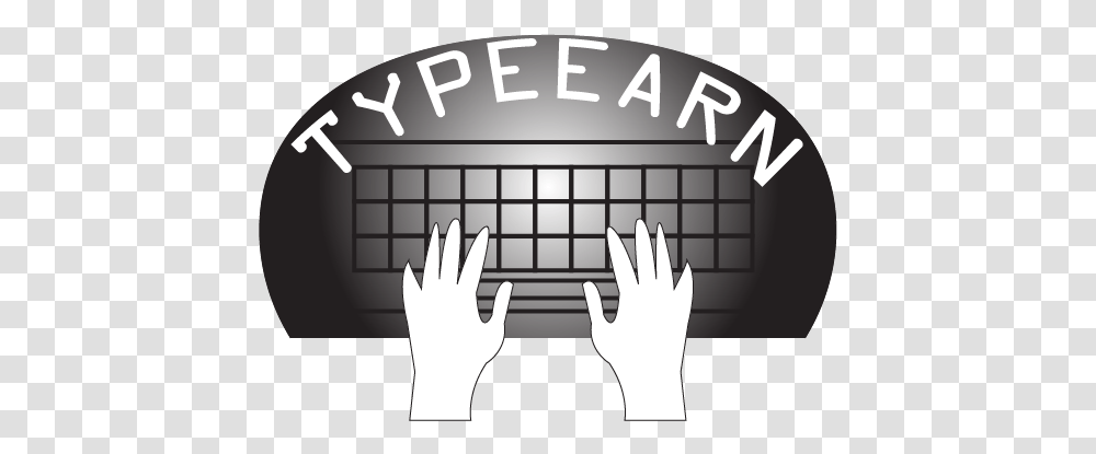 Logo Design Idea For Typeearn Type And Earn Architecture, Text, Electronics, Hand, Number Transparent Png