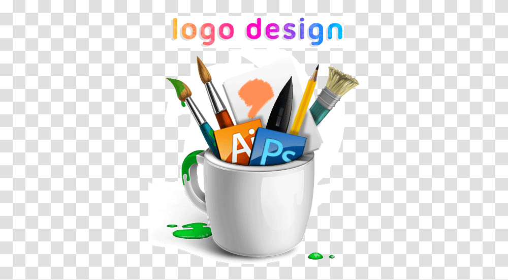 Logo Design Logo Design Graphic Designing Logo, Cup, Art, Coffee Cup, Pencil Transparent Png