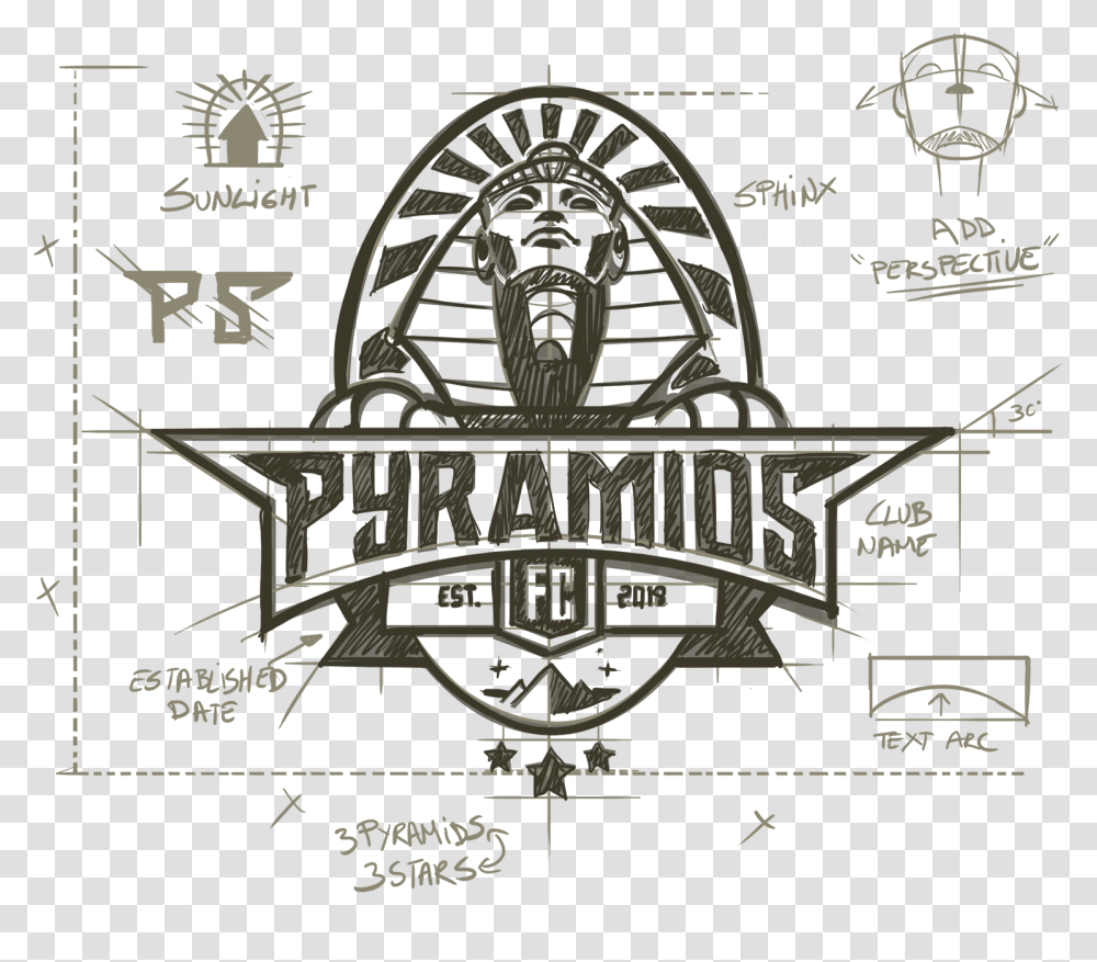 Logo Design Rationale Pyramids Fc, Plan, Plot, Diagram Transparent Png
