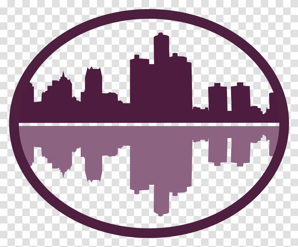 Logo Desktop Wallpaper Detroit Jpeg Image Detroit Purple Logo, Label, Trademark Transparent Png
