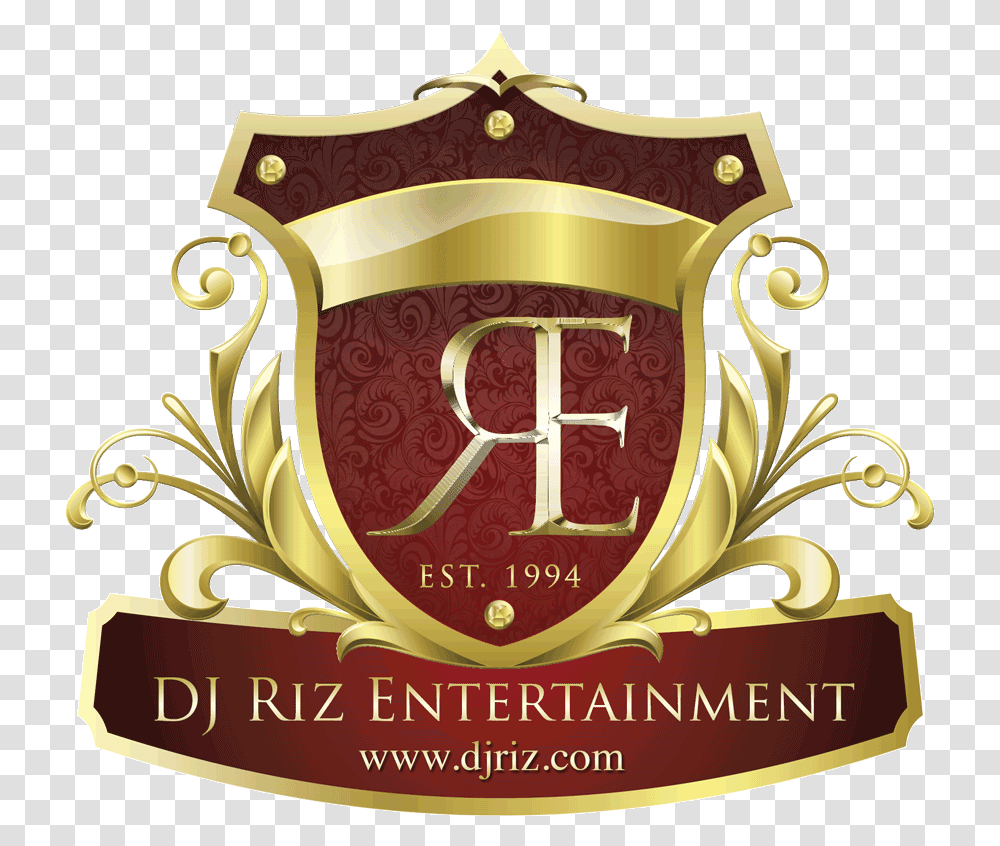 Logo Dj Riz Entertainment Indian Wedding Djs, Armor, Birthday Cake, Dessert, Food Transparent Png