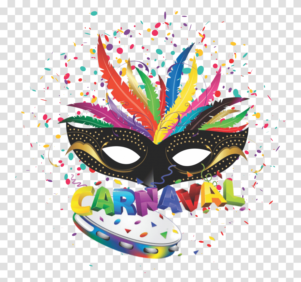 Logo Do Evento Feather Mask Clip Art, Carnival, Crowd, Paper, Parade Transparent Png