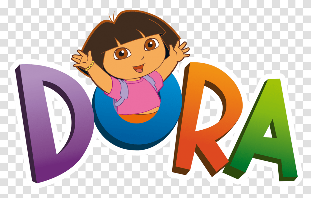 Logo Dora 6 Image Dora The Explorer Logo, Text, Number, Symbol, Frisbee Transparent Png