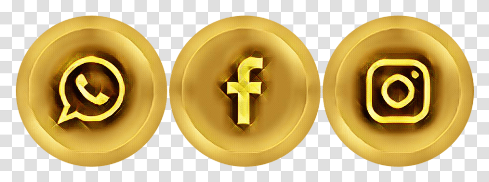 Logo Dorado Facebook Instagram Whatsapp Logo De Instagram Dorado, Gold, Alphabet Transparent Png