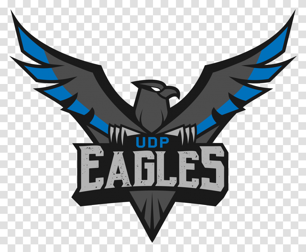 Logo Eagles V2 Blue 02 11 Eagles Logo, Emblem, Trademark, Bird Transparent Png
