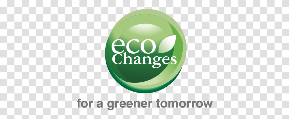 Logo Eco Changes, Symbol, Text, Plant, Sphere Transparent Png