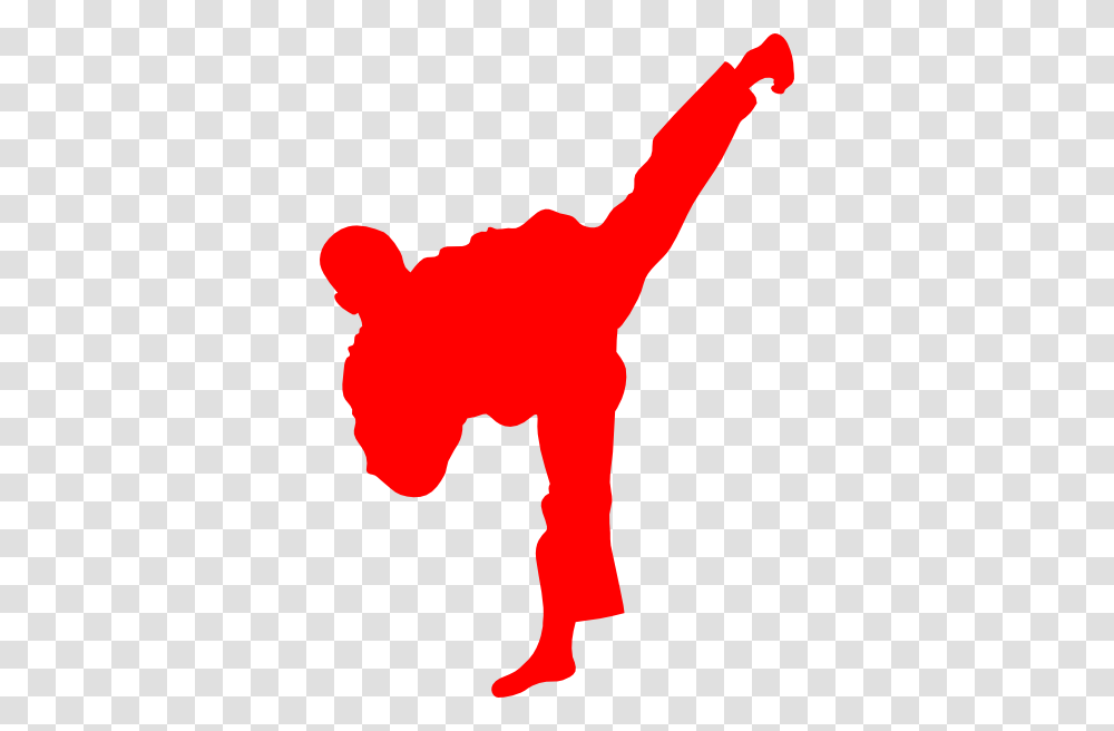 Logo En Rojo Para Taekwondo Clip Art, Person, Human, Silhouette, Cupid Transparent Png