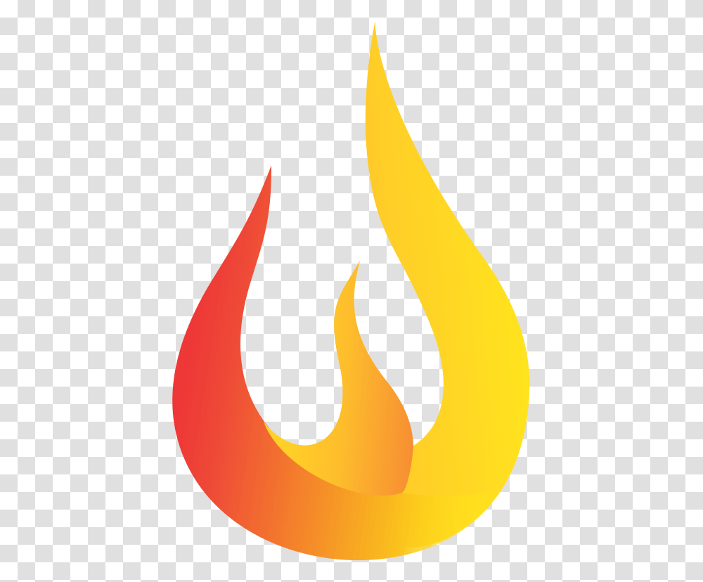 Logo Flame Bonfire, Banana, Fruit, Plant, Food Transparent Png