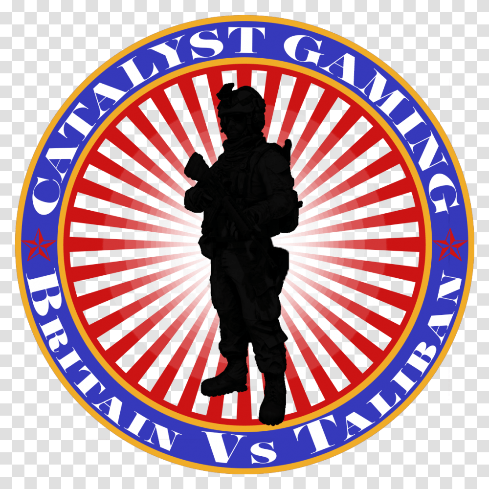 Logo For A Gmod Military Rp Server Circle, Person, Human, Symbol, Trademark Transparent Png
