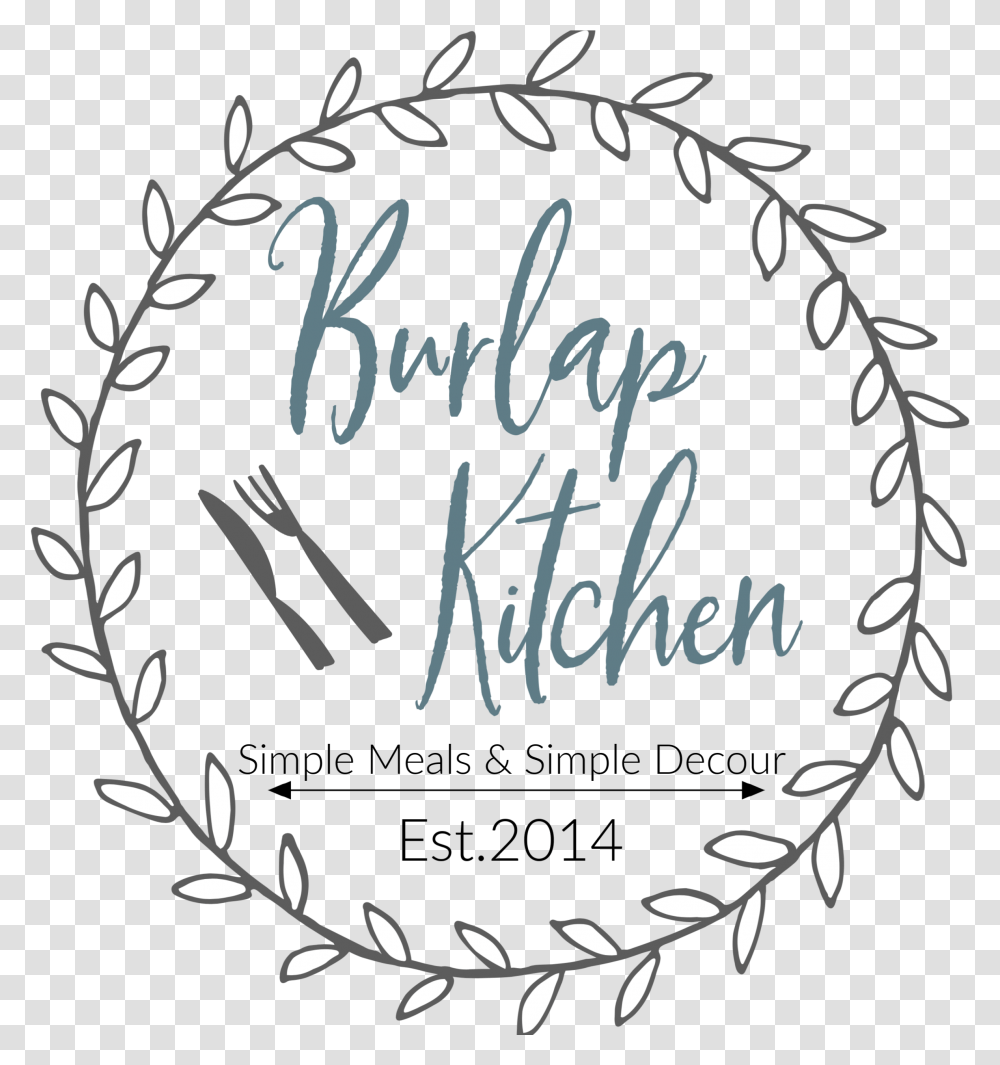 Logo For Burlap Kitchen Affirmations For Caregivers, Handwriting, Calligraphy, Birthday Cake Transparent Png