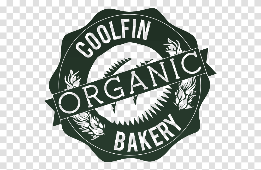 Logo For Coolfin Organic Bakery Decorative Vector, Symbol, Trademark, Text, Badge Transparent Png